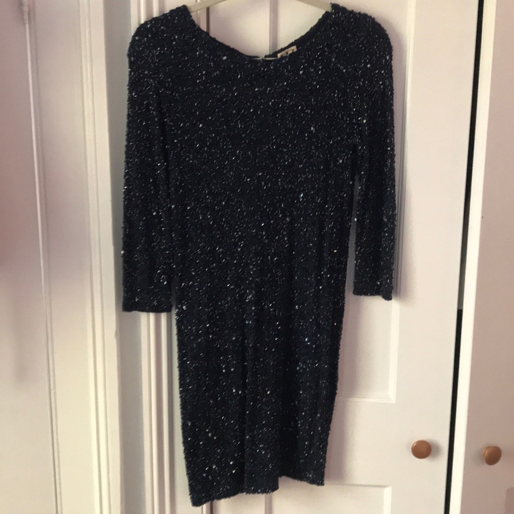 Haute Hippie Beaded Mini Dress